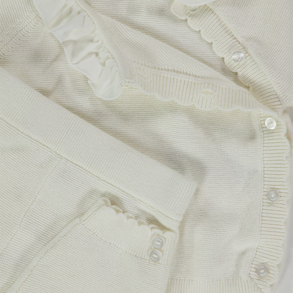 Chloe Baby Mädchen Boxanzug Grauweiß