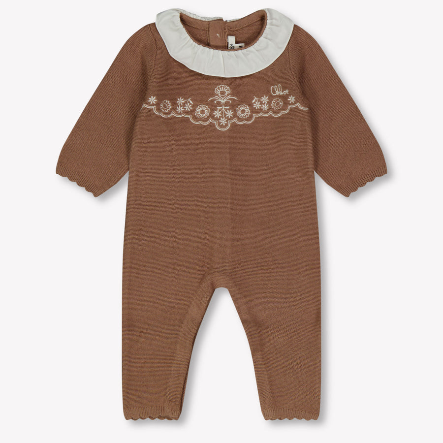 Chloe Bébé Filles Box Suit en lumière Marron
