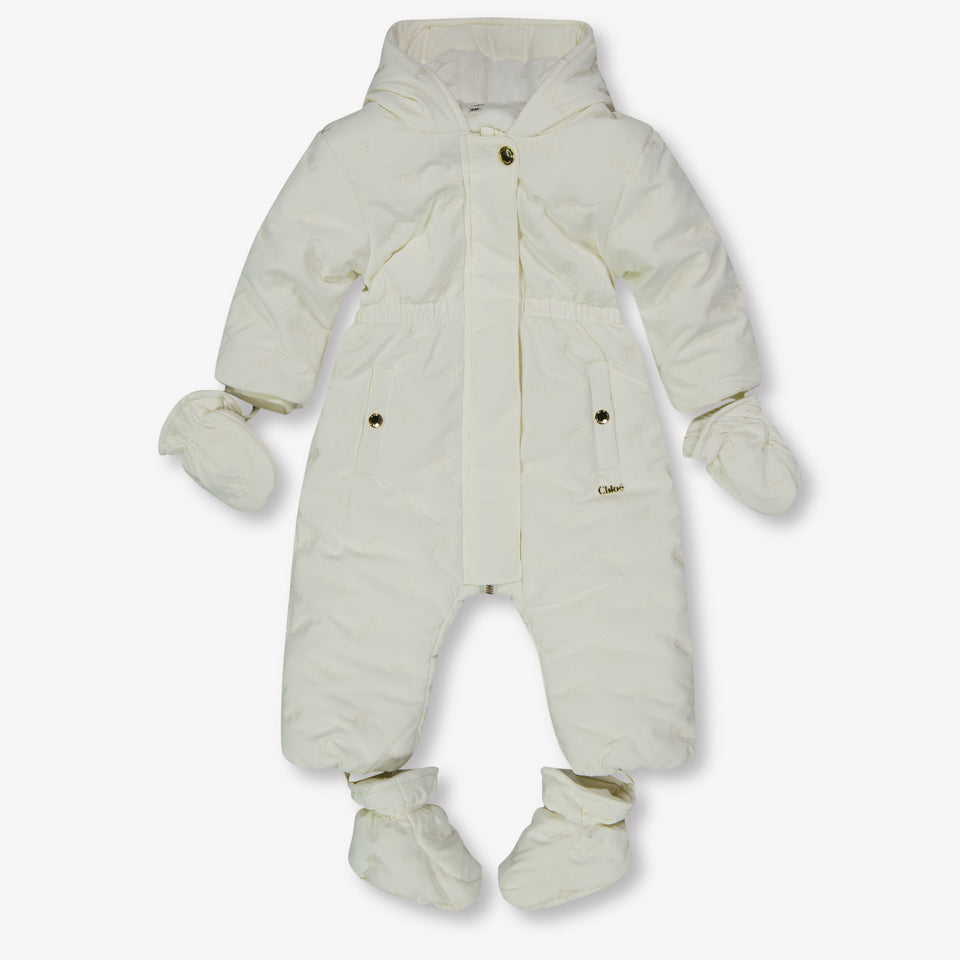 Chloe Baby Girls Ski Suits  Offwhite