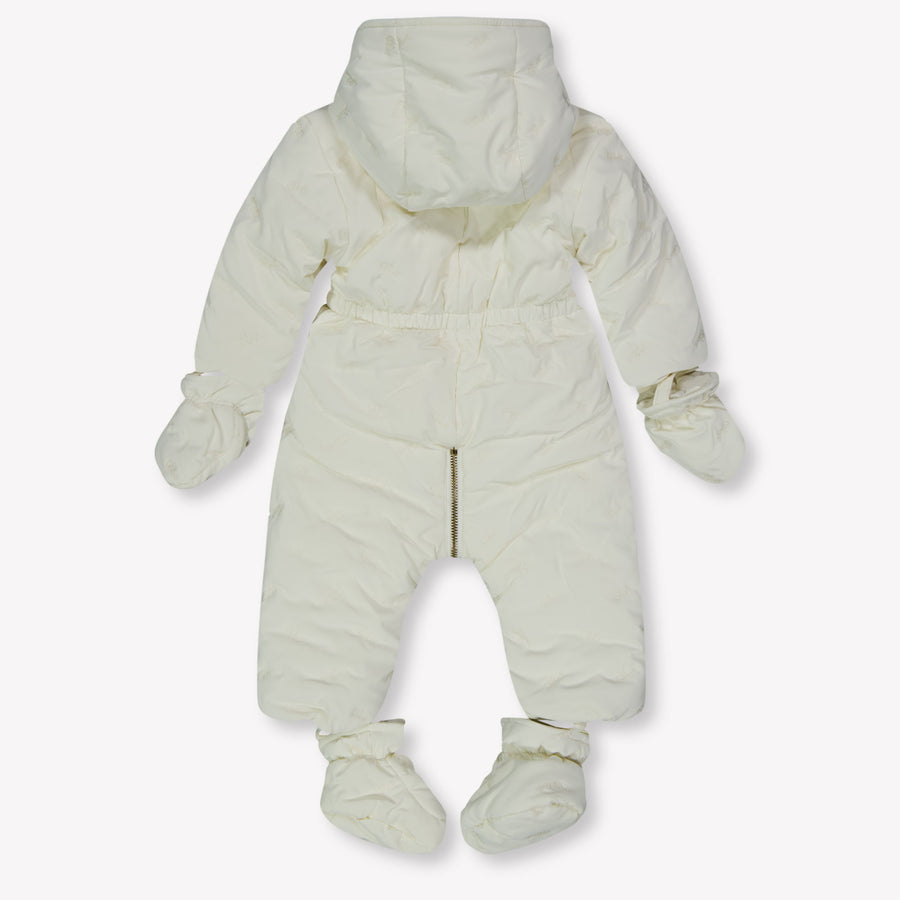 Chloe Bébé Filles Costumes de ski dans le blanc