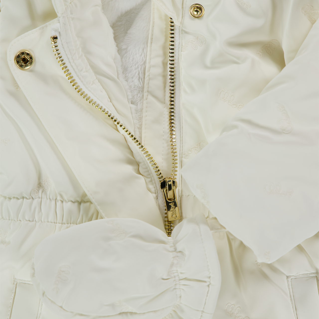 Chloe Bébé Filles Costumes de ski dans le blanc