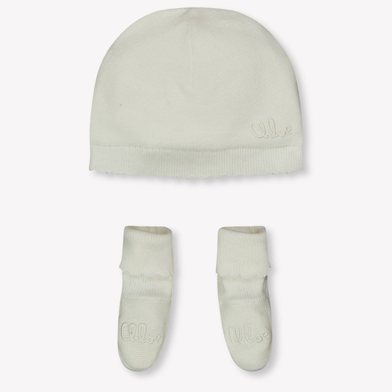 Chloe Bébé Filles Chapeau en blanc