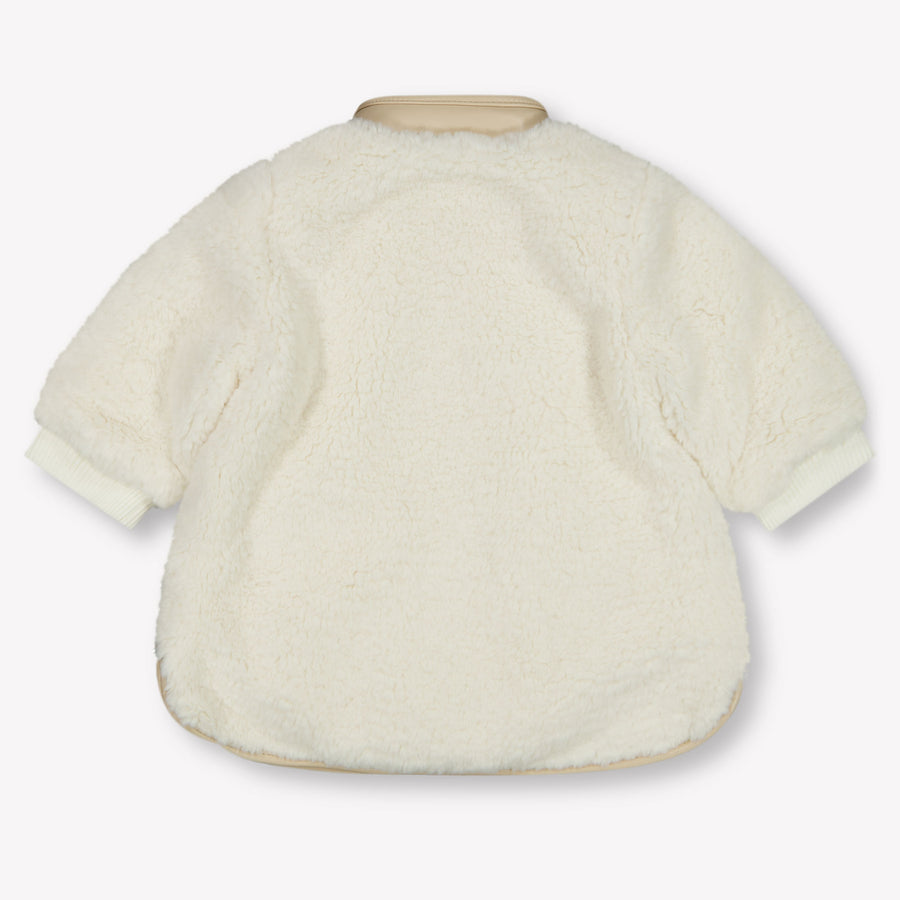 Chloe Bebé Chicas Chaqueta de piel sintética en Blanco roto