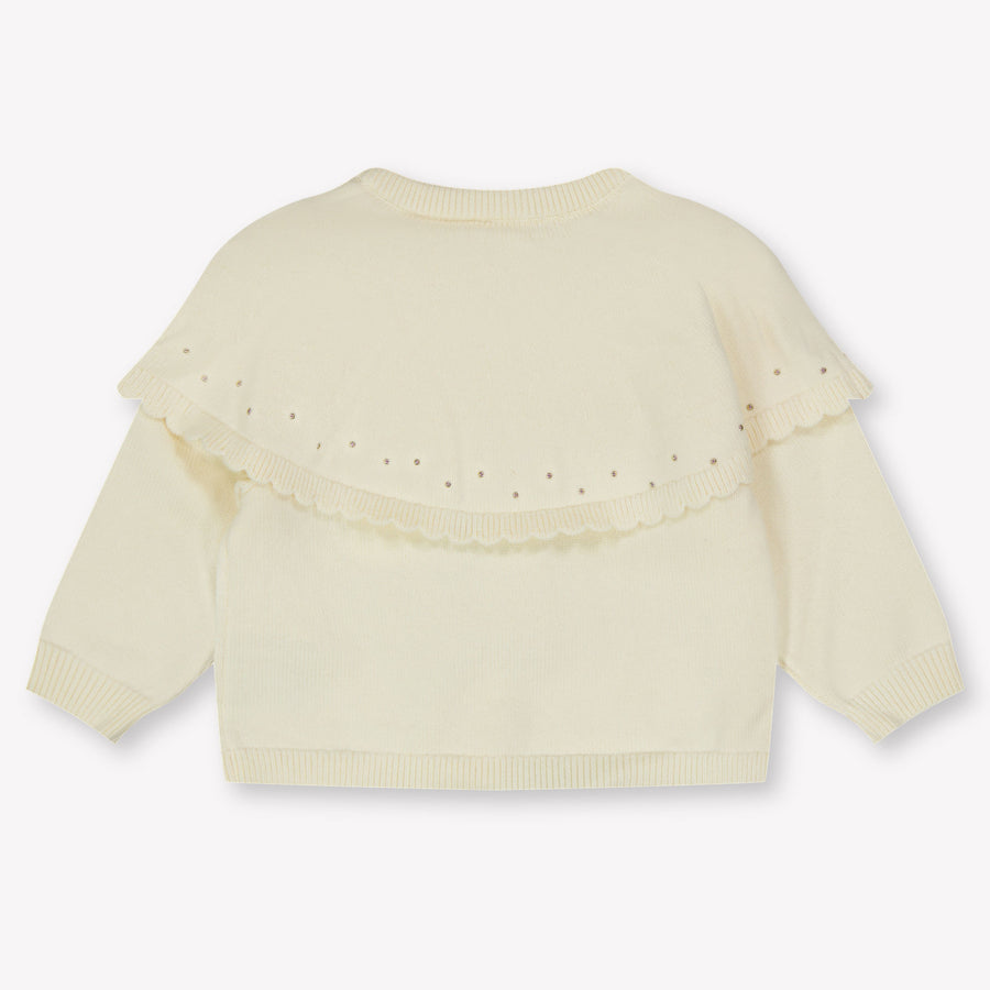 Chloe Bébé Filles Gilet dans le blanc