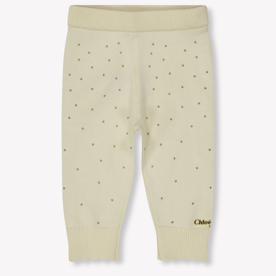 Chloe Bébé Filles Pantalon en blanc