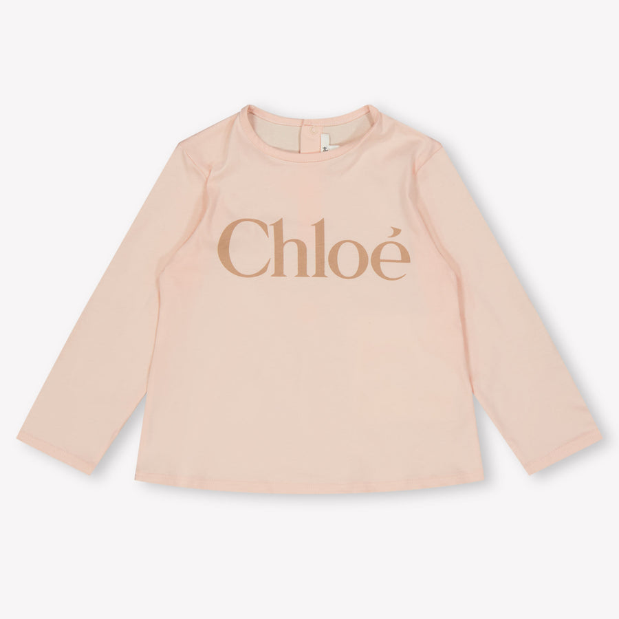 Chloe Bébé Filles T-shirt Rose Léger