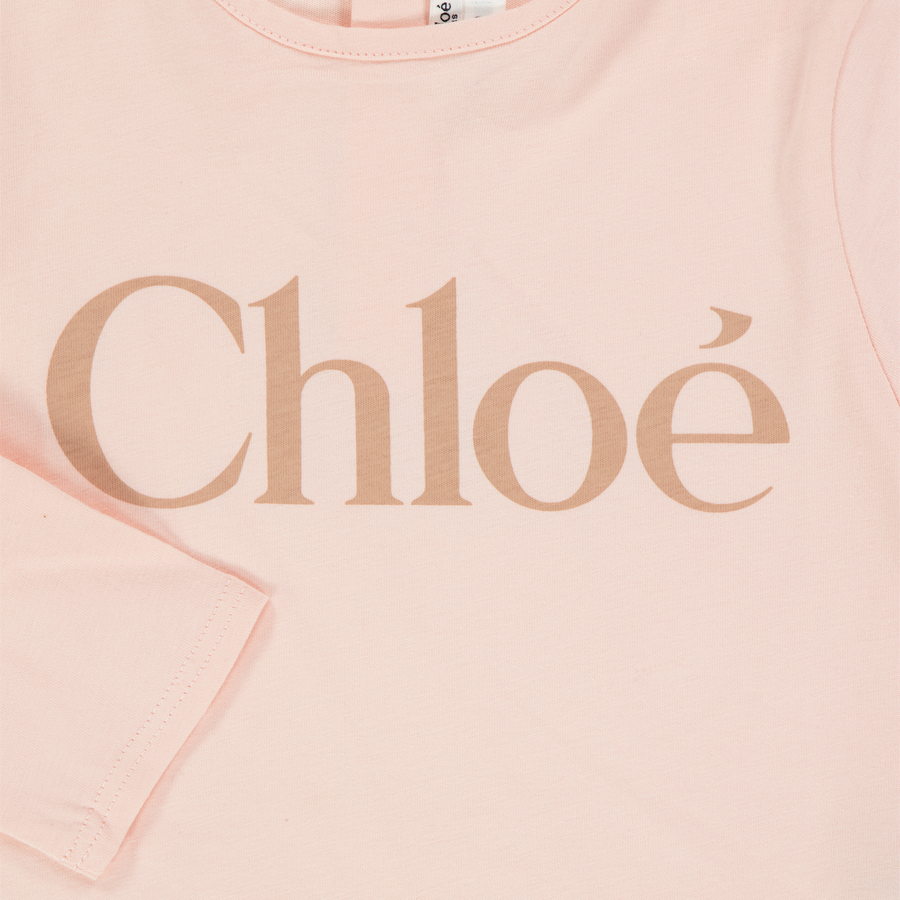 Chloe Bébé Filles T-shirt Rose Léger