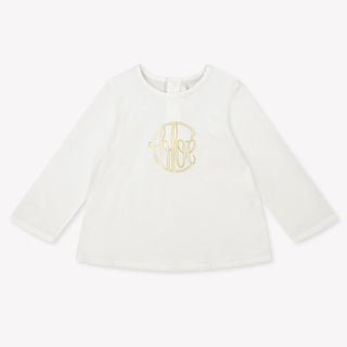 Chloe Baby Mädchen T-Shirt Grauweiß