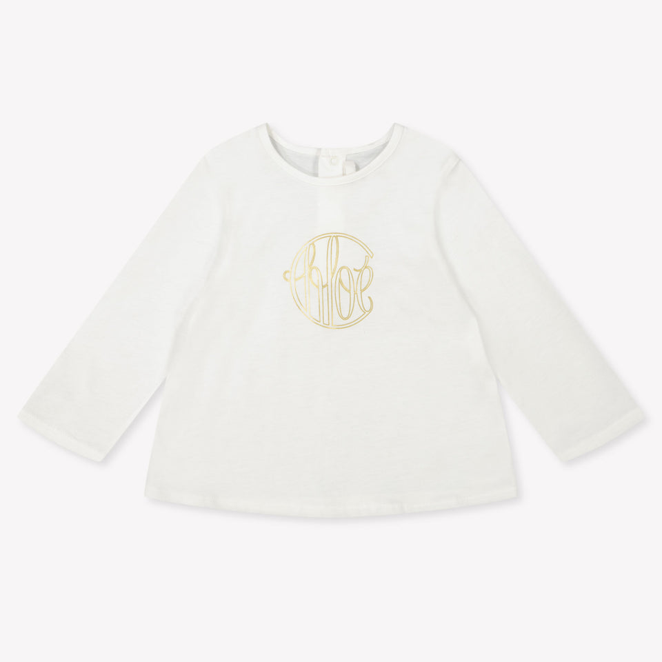 Chloe Bébé Filles T-shirt en blanc