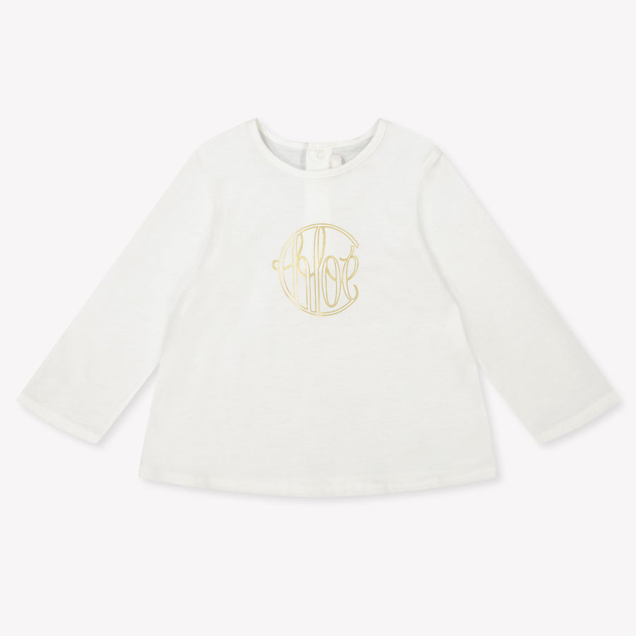 Chloe Bébé Filles T-shirt en blanc
