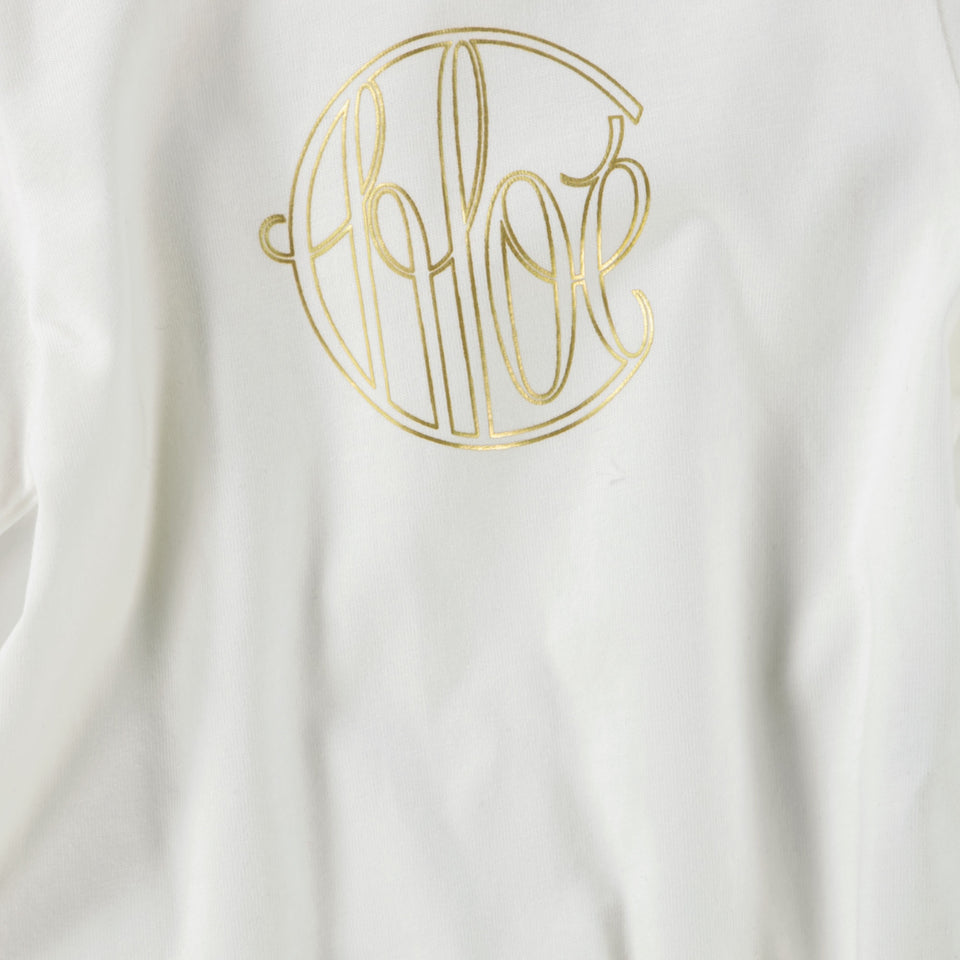 Chloe Bébé Filles T-shirt en blanc
