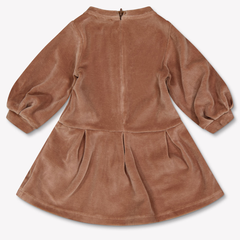 Chloe Bébé Filles Robe-robe Marron