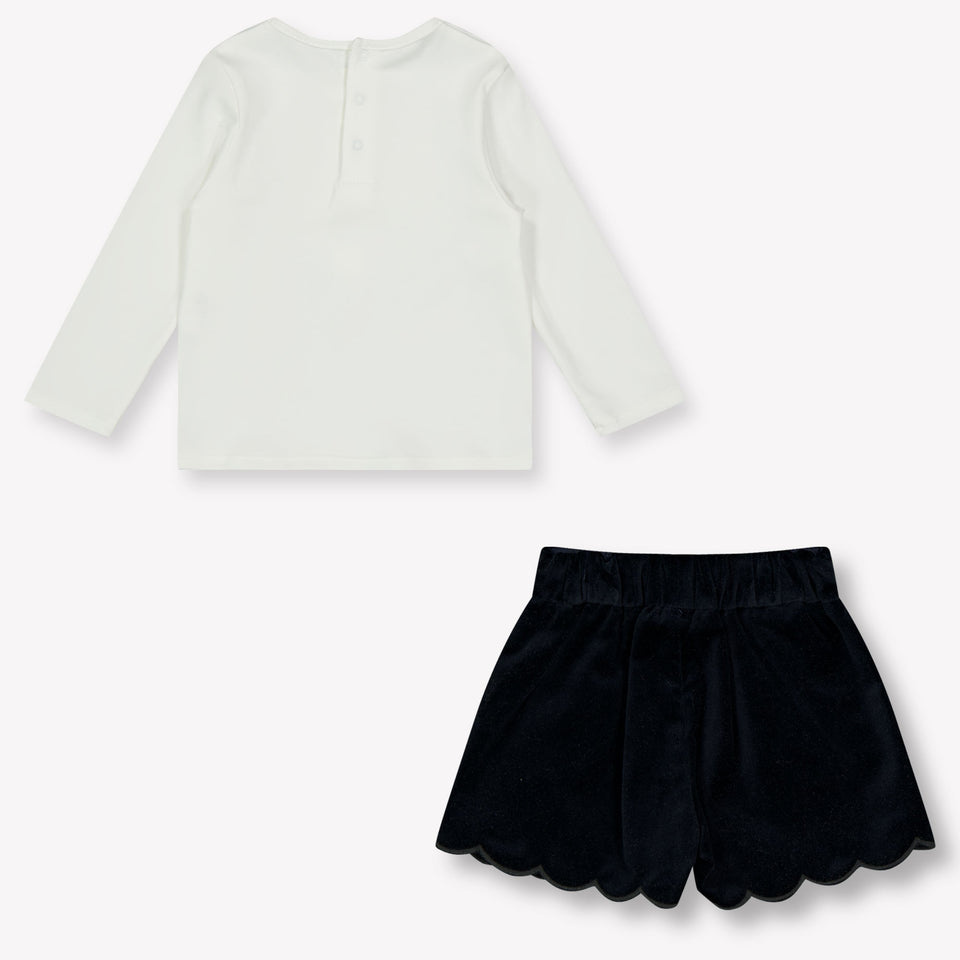 Chloe Baby Girls Set  Navy