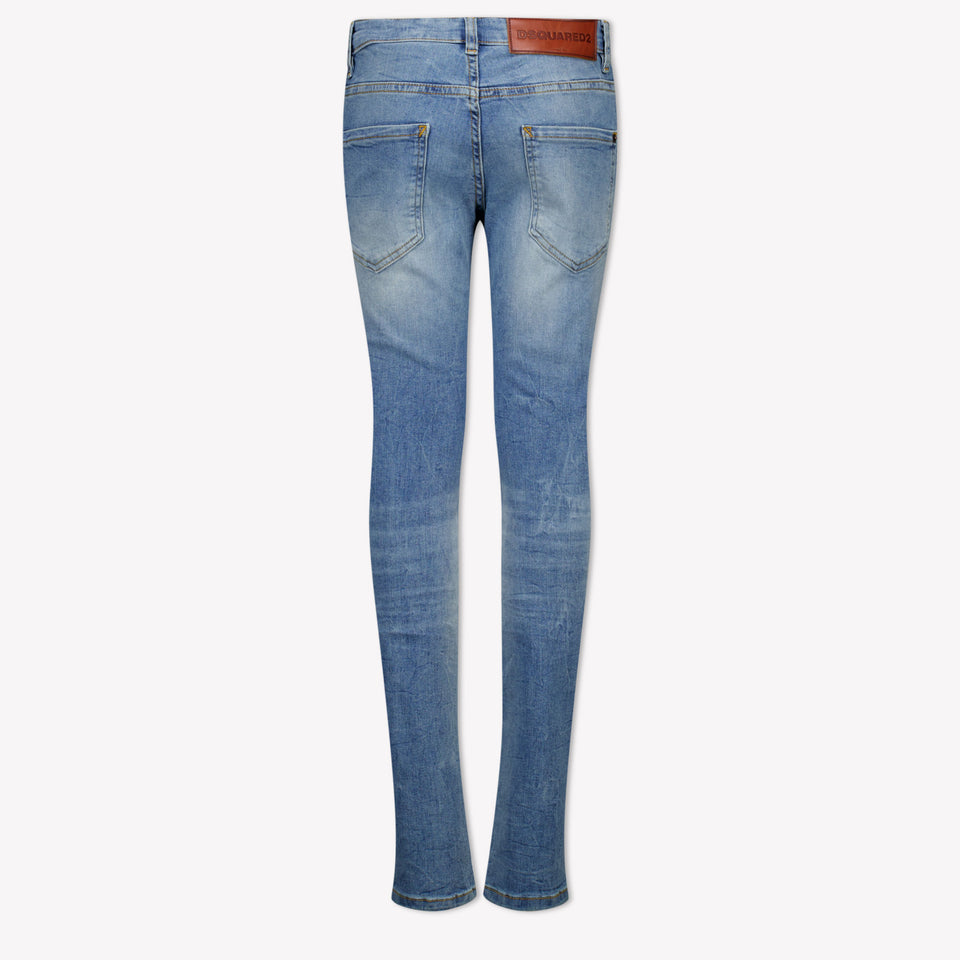 Dsquared2 Ragazzo bello Kinder Ragazzi Jeans In Azzurro