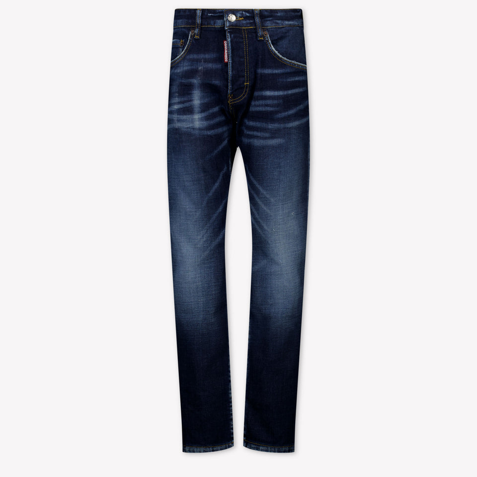 Dsquared2 Stanislav Kinder Unisex Jeans In Blauw