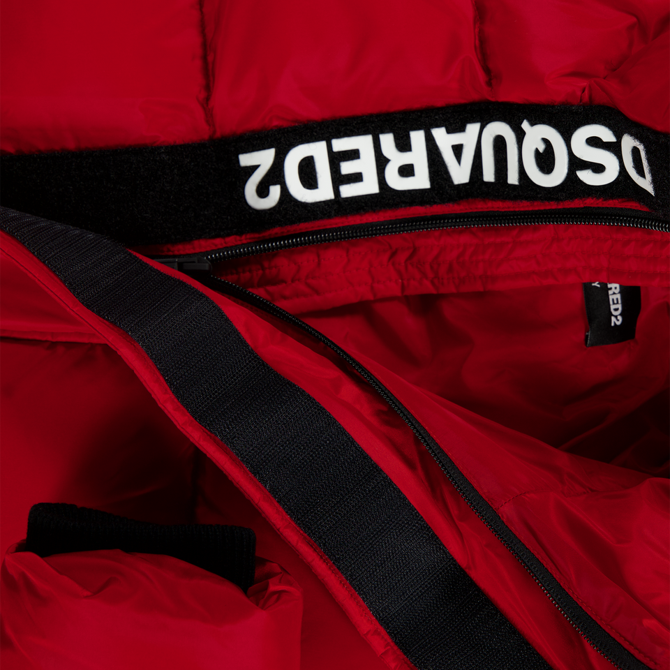 Dsquared2 Kinder Unisex Winterjacke Rot