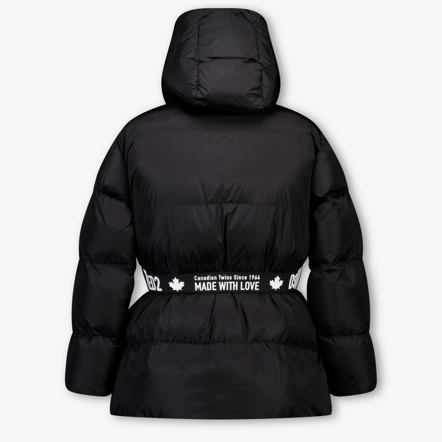 Dsquared2 Enfant Filles Veste d'hiver Noir