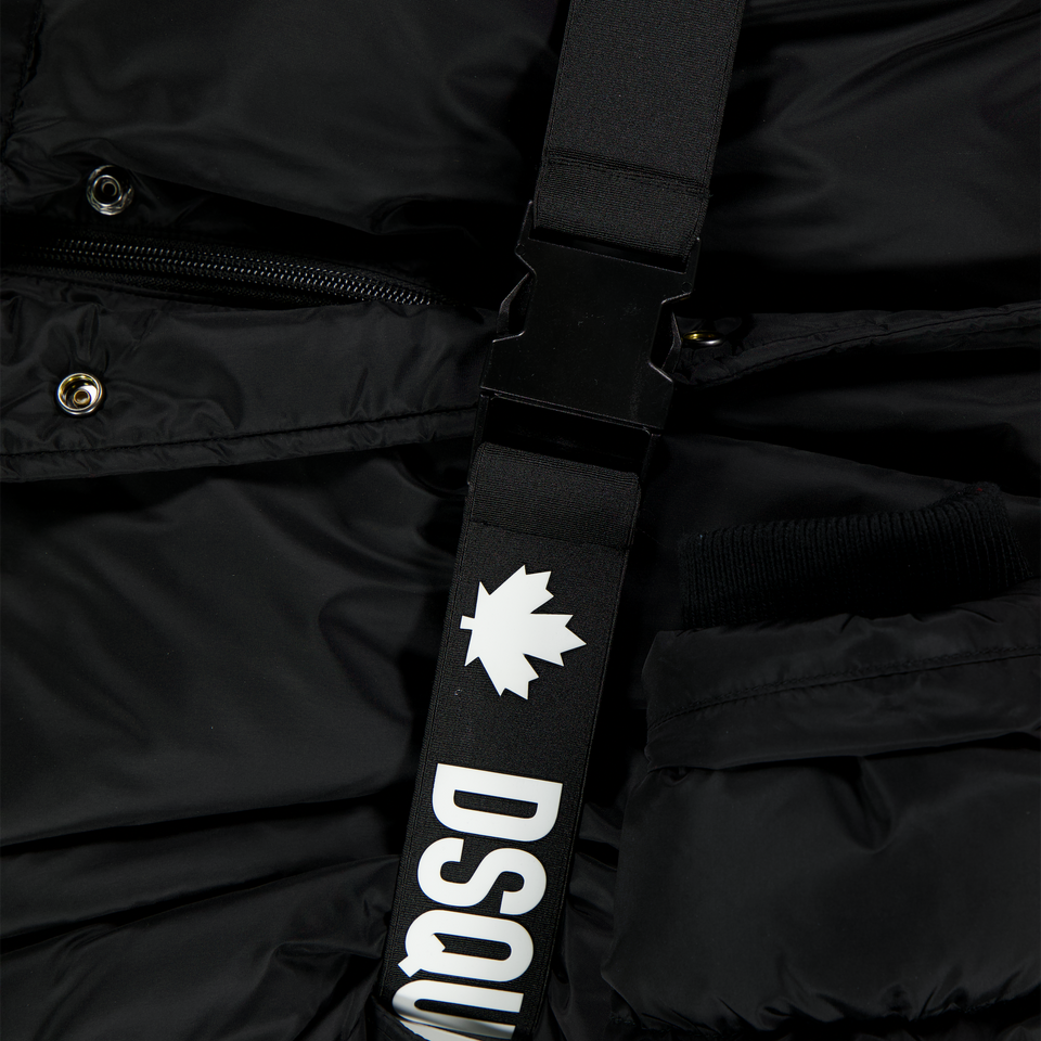 Dsquared2 Kinder Meisjes Winterjas In Zwart