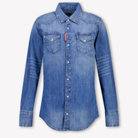 Dsquared2 Ragazzo Unisex Camicetta dentro Blu
