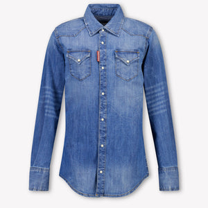 Dsquared2 Ragazzo Unisex Camicetta dentro Blu