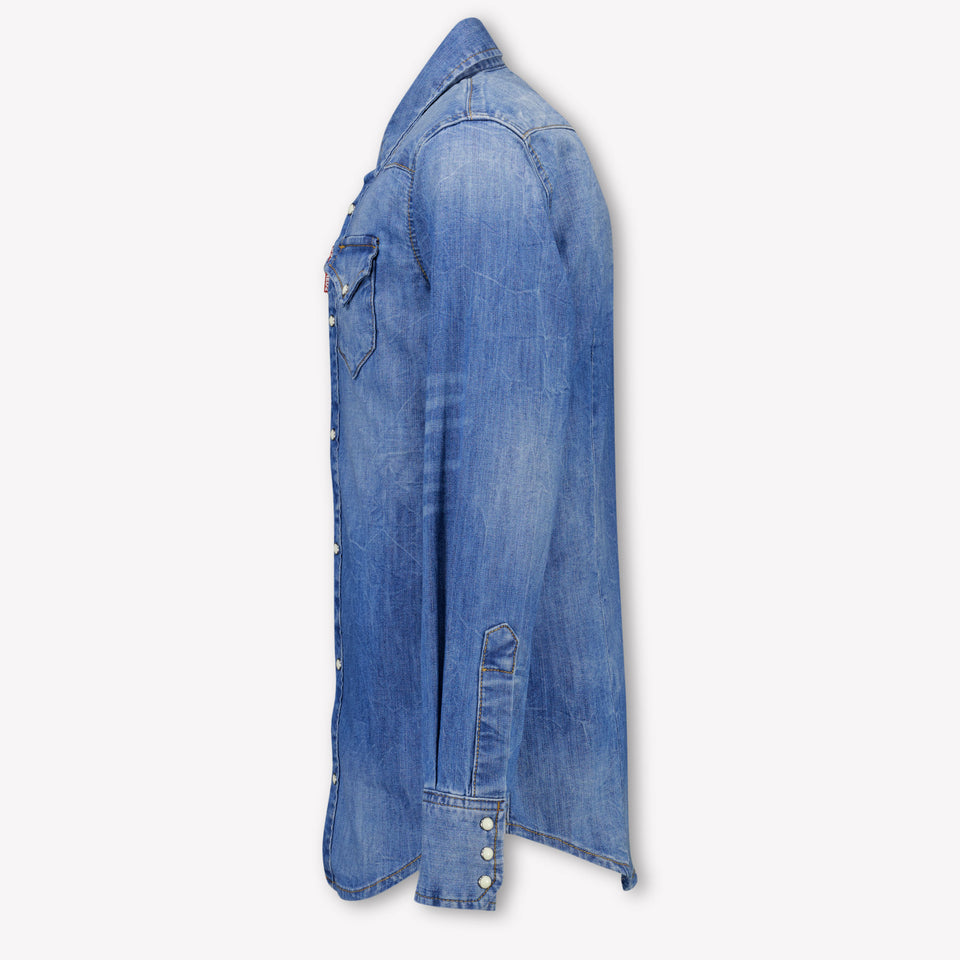 Dsquared2 Kinder Unisex Bluse Blau