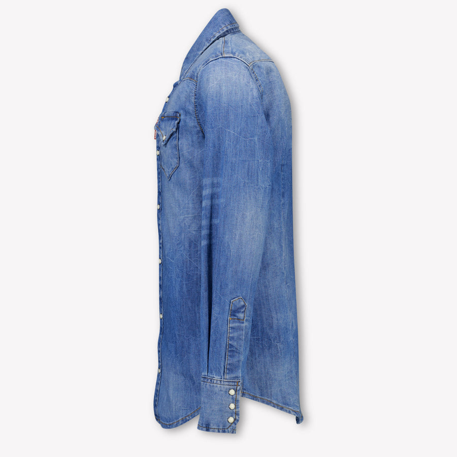 Dsquared2 Ragazzo Unisex Camicetta dentro Blu