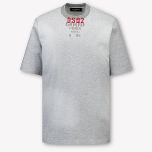 Dsquared2 Kinder Unisex T-Shirt Hellgrau