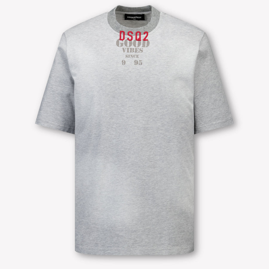 Dsquared2 Kinder Unisex T-Shirt Hellgrau