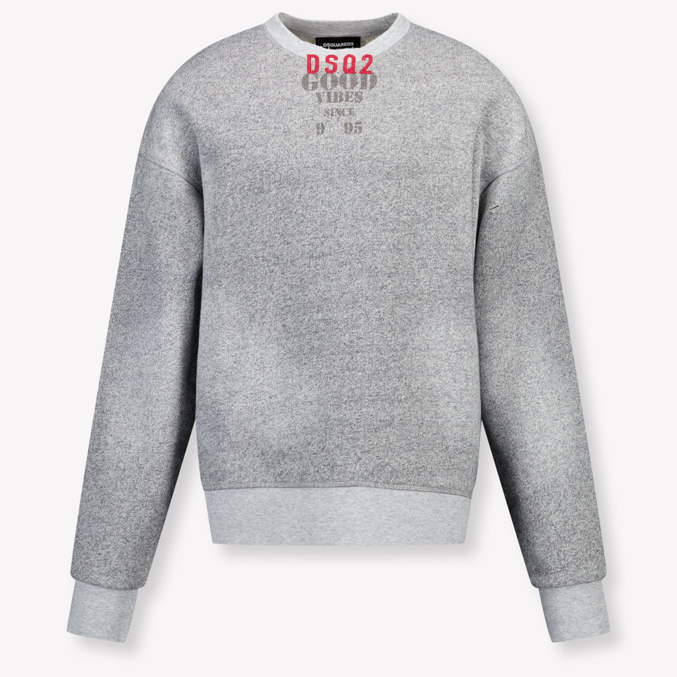 Dsquared2 Ragazzo Unisex Maglione in Grigio