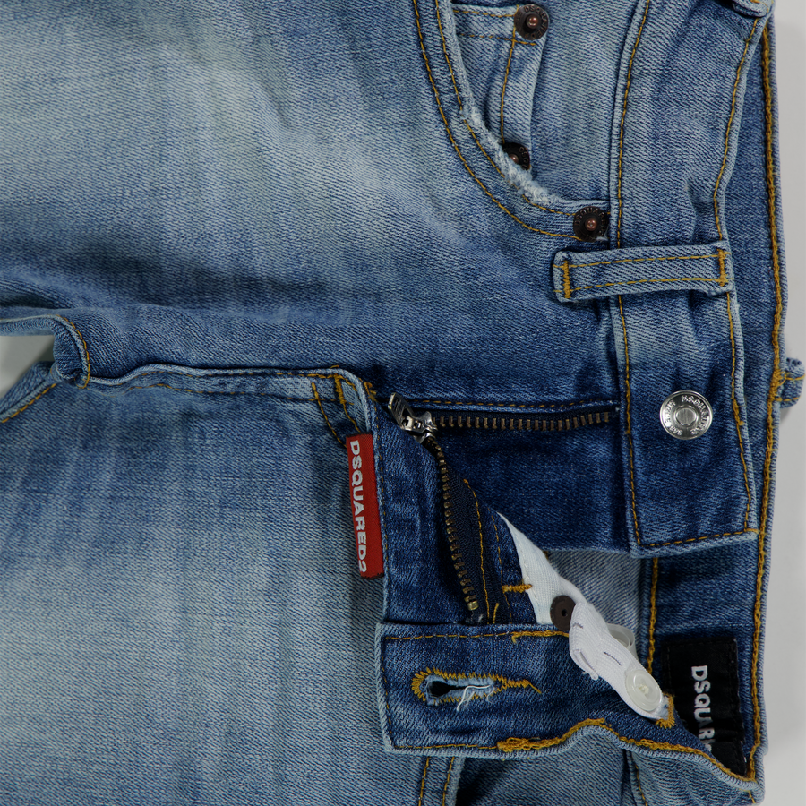 Dsquared2 Bébé Garçons Jeans Bleu Clair