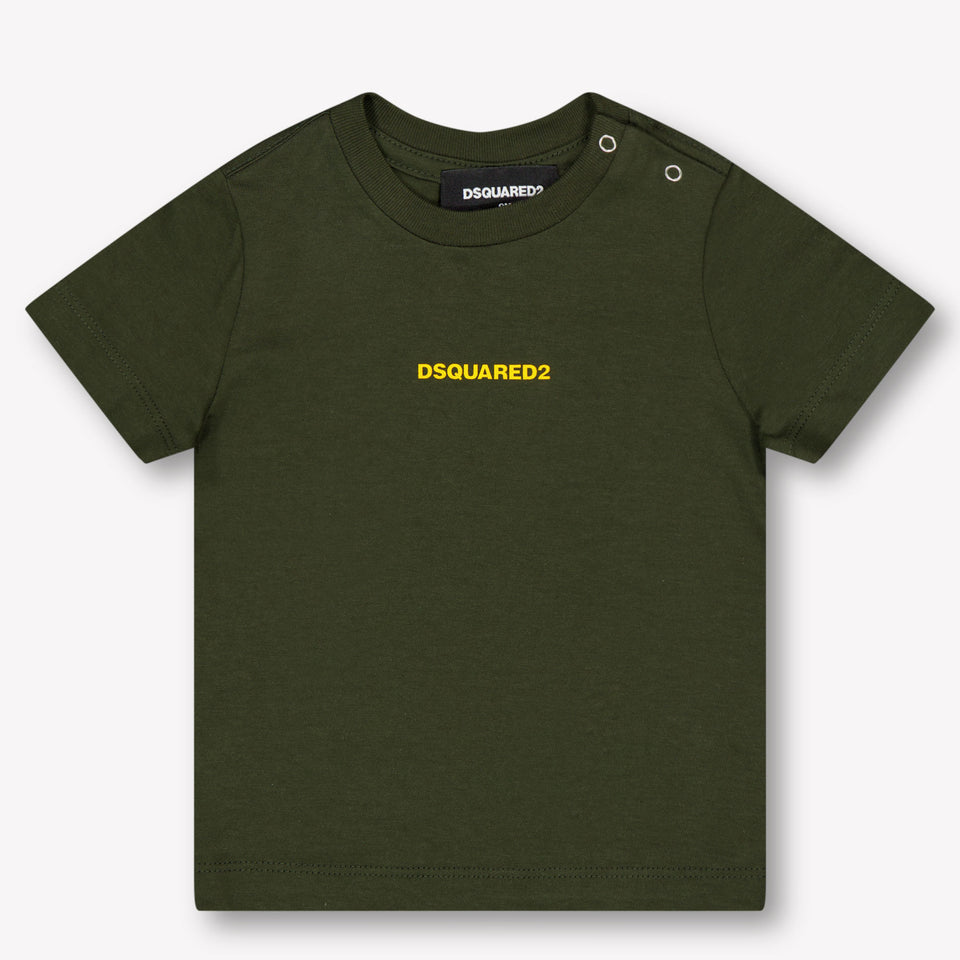 Dsquared2 Bébé Garçons T-shirt Armée