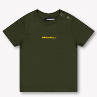 Dsquared2 Bebé Chicos Camiseta en Army