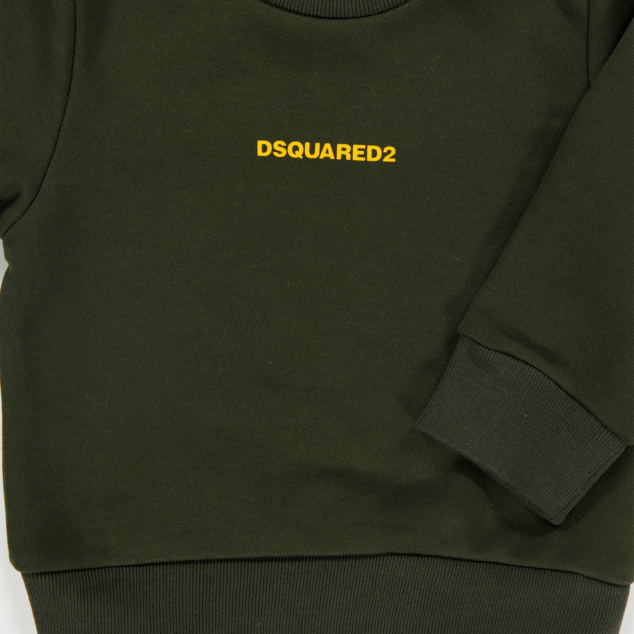 Dsquared2 Bébé Garçons Pull Armée