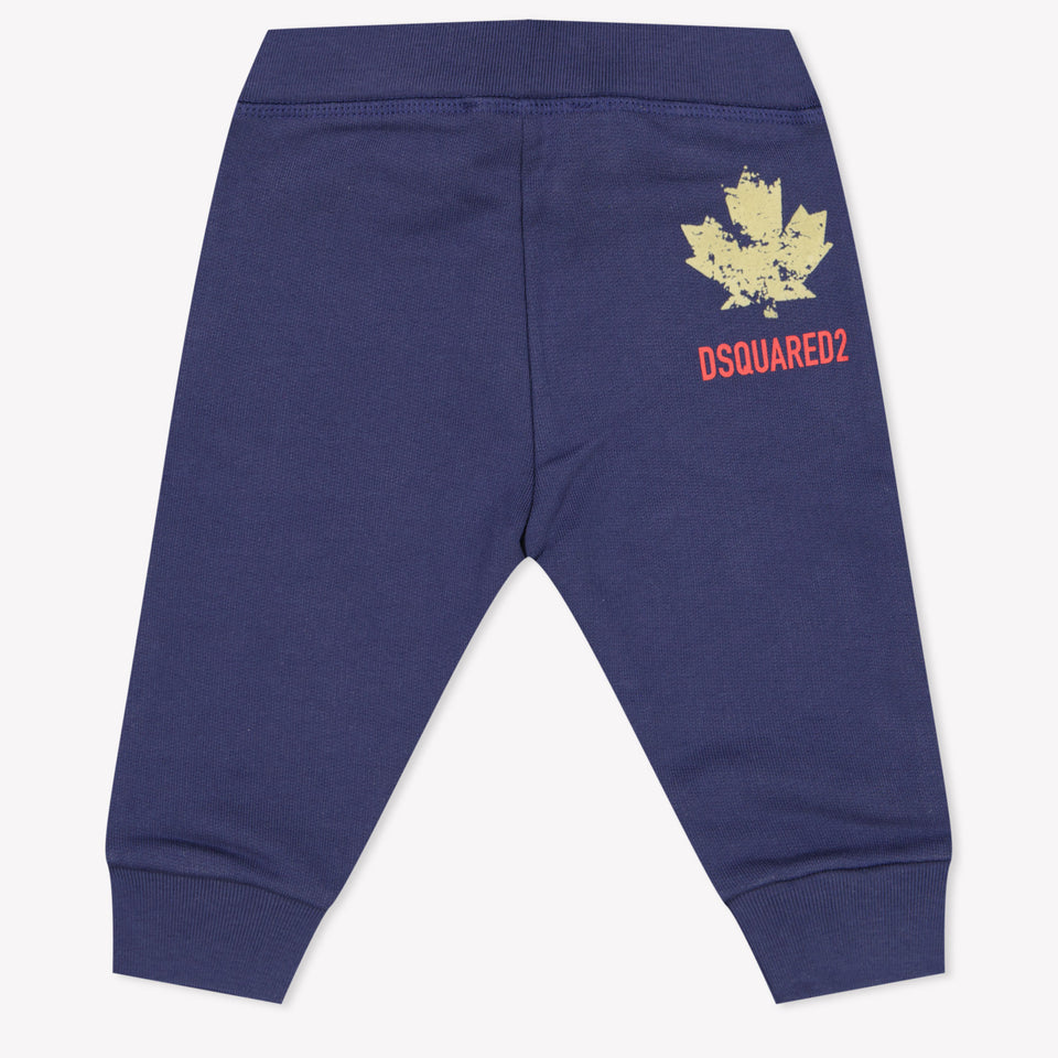 Dsquared2 Bambino Ragazzi Pantaloni Blu Cobalto