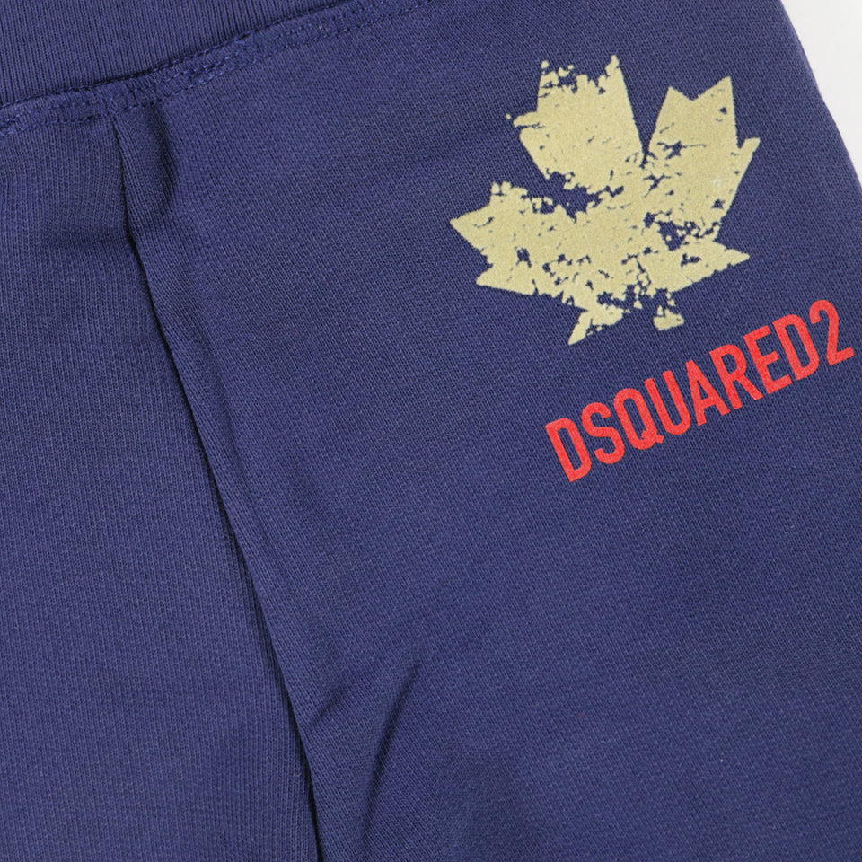 Dsquared2 Bambino Ragazzi Pantaloni Blu Cobalto