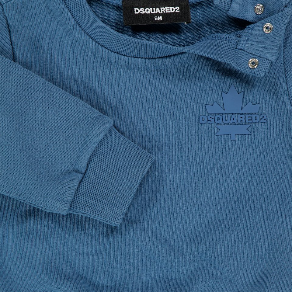 Dsquared2 Baby Jongens Trui In Blauw
