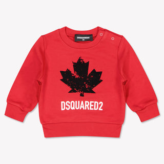 Dsquared2 Baby Jongens Trui In Rood