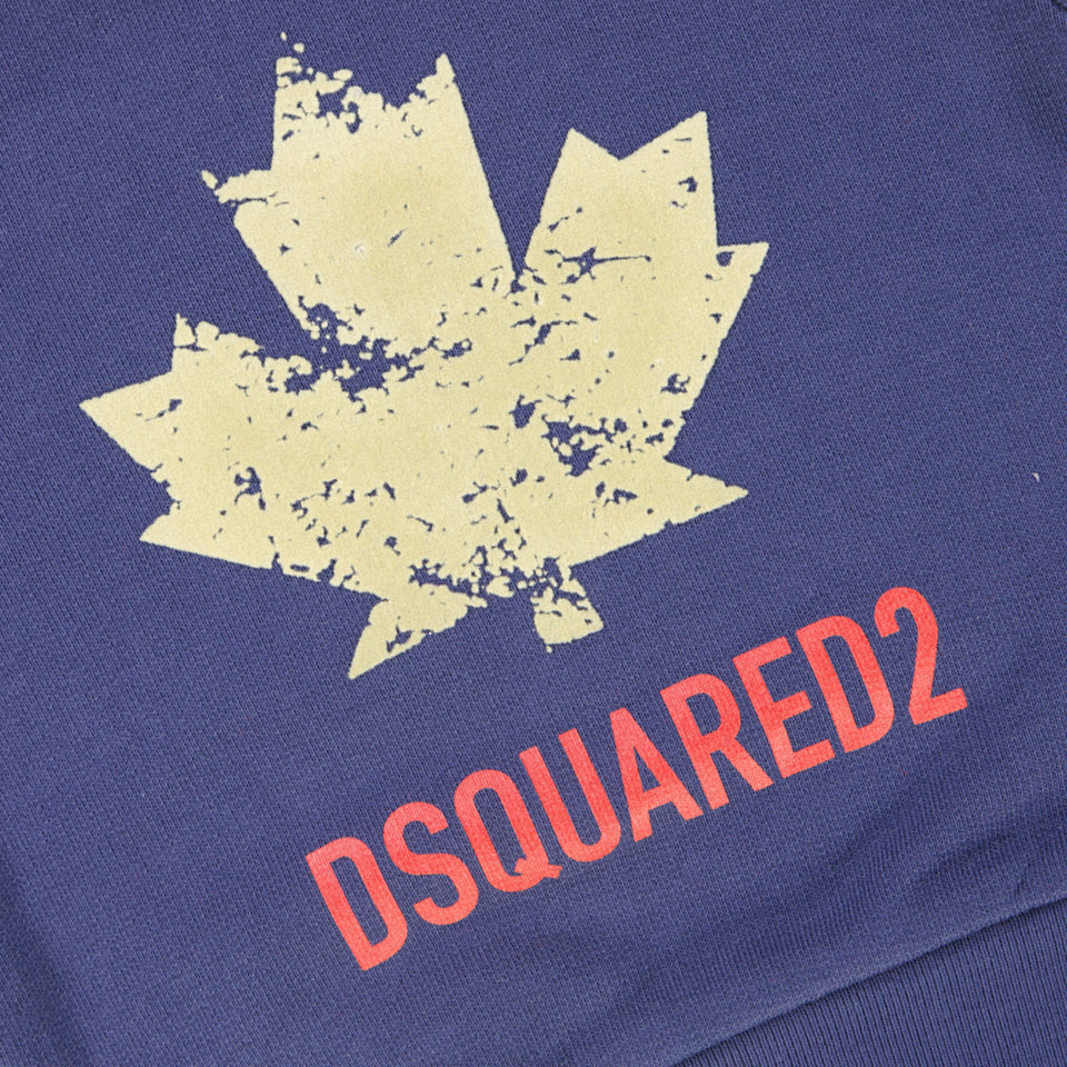 Dsquared2 Baby Jongens Trui In Blauw