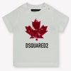 Dsquared2 Bebé Unisex Camiseta en Blanco