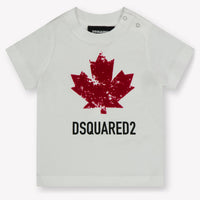 Dsquared2 Bebé Unisex Camiseta en Blanco
