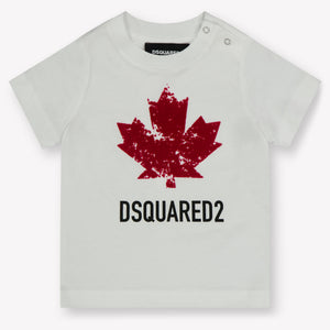 Dsquared2 Bebé Unisex Camiseta en Blanco