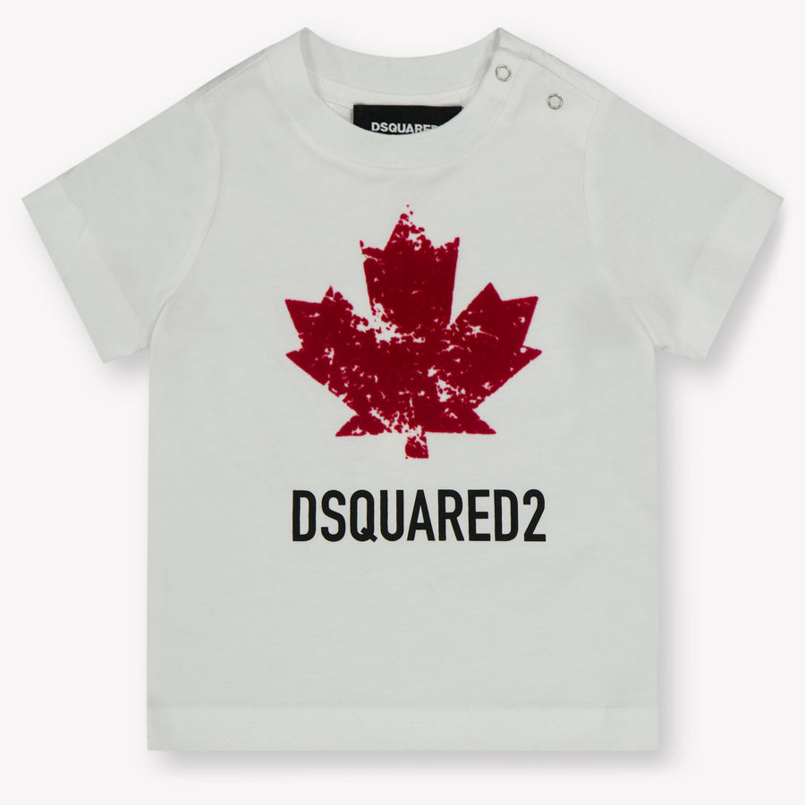 Dsquared2 Bebé Unisex Camiseta en Blanco