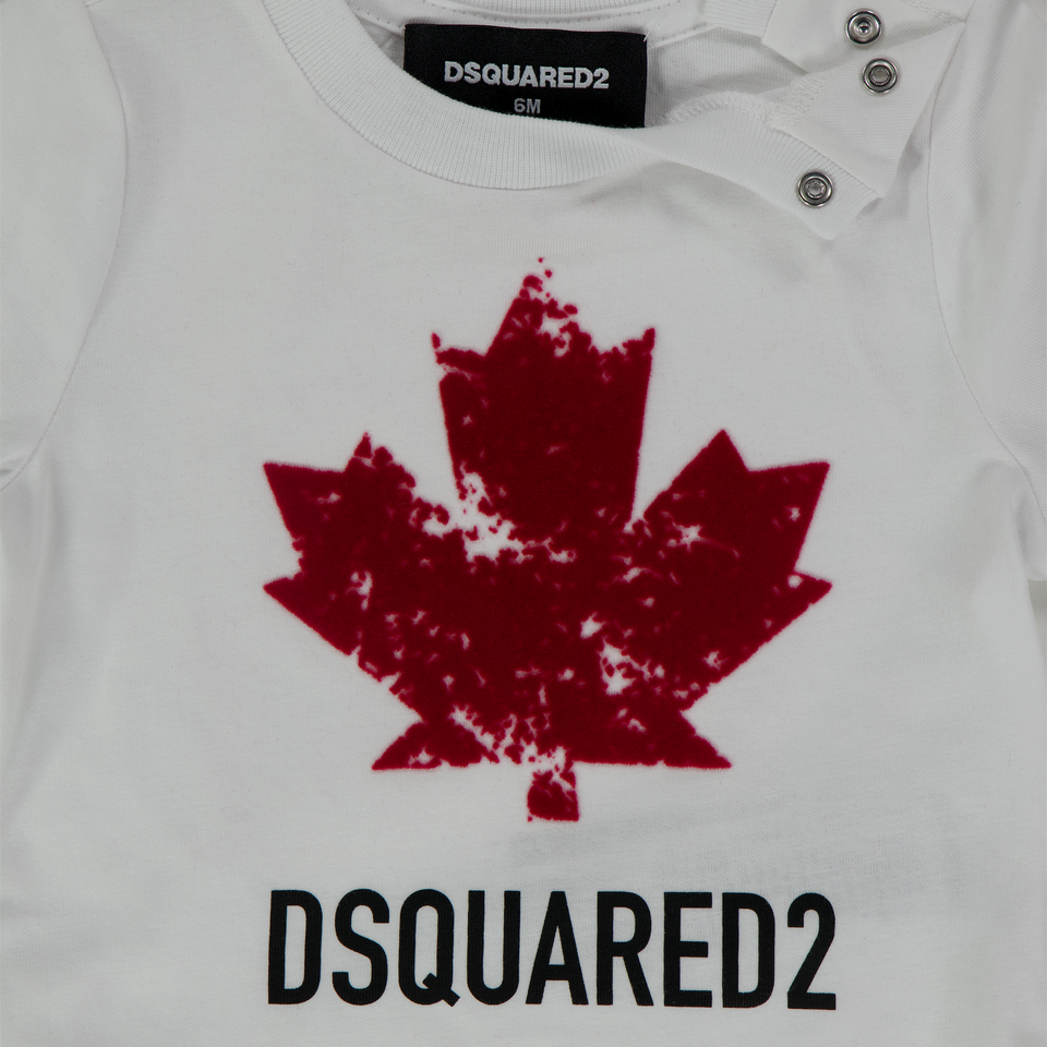 Dsquared2 Bébé Unisexe T-shirt Blanc