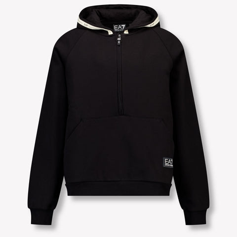 EA7 enfants Garçons Pull Noir