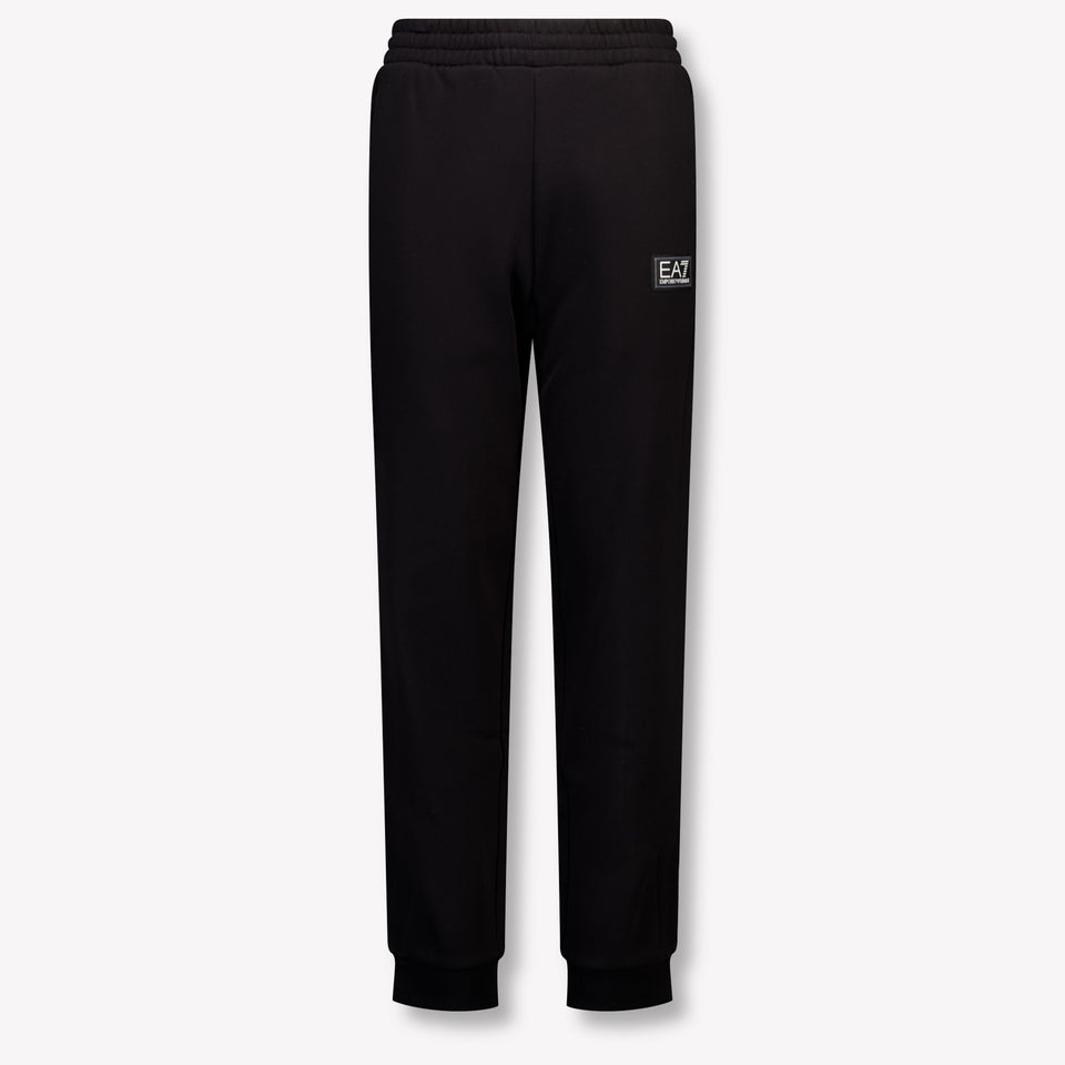EA7 enfants Garçons Pantalon Noir