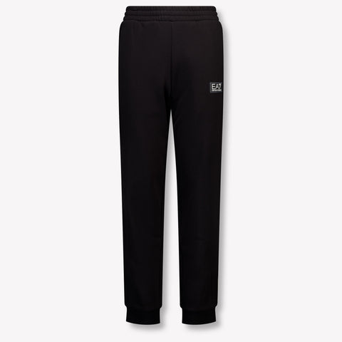 EA7 enfants Garçons Pantalon Noir