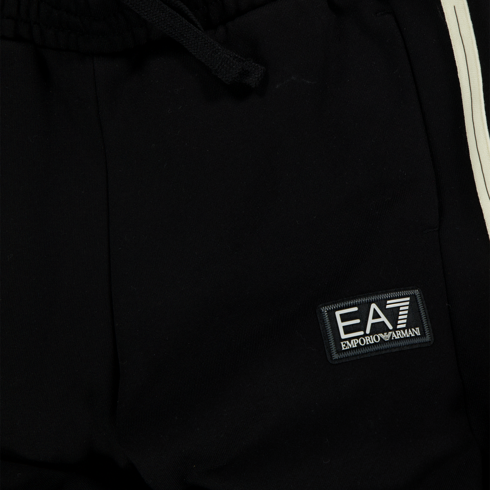 EA7 enfants Garçons Pantalon Noir