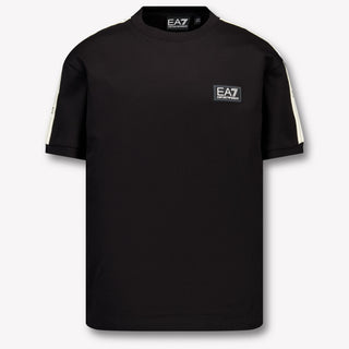 EA7 Kinder Jungen T-Shirt Schwarz