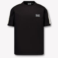 EA7 Kinder Jongens T-Shirt In Zwart