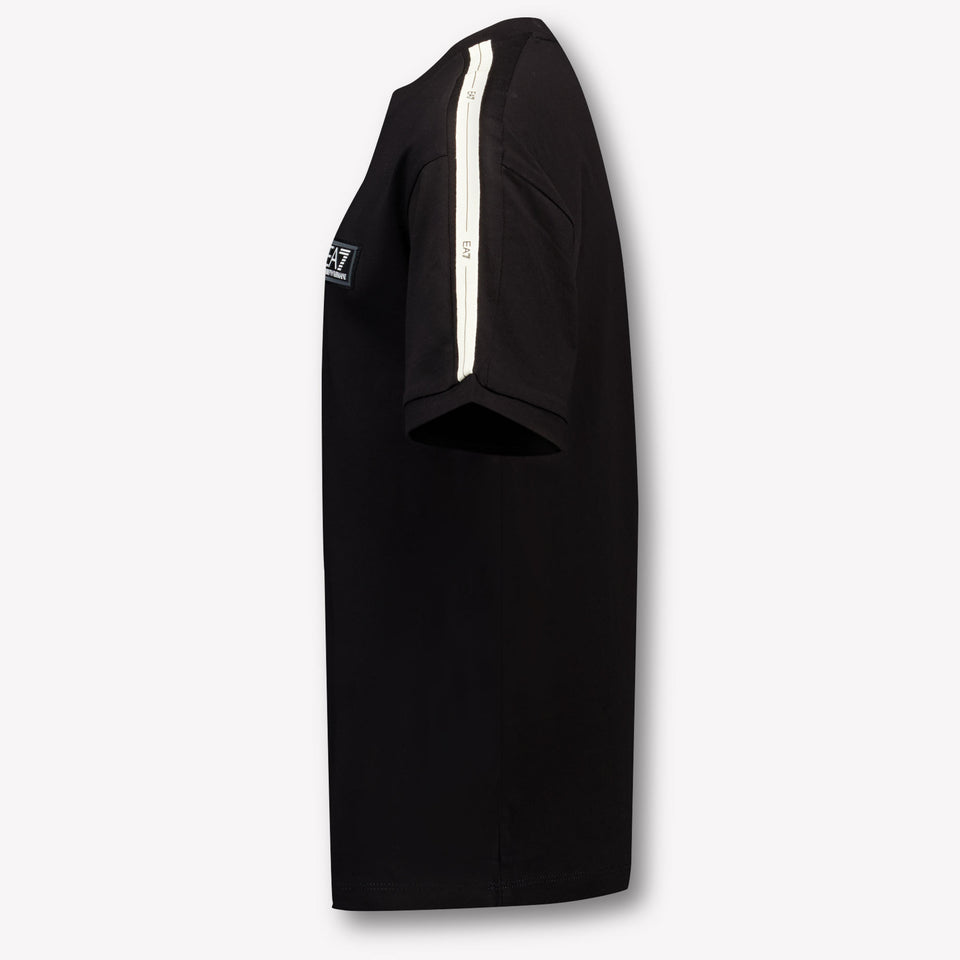 EA7 Kinder Jungen T-Shirt Schwarz